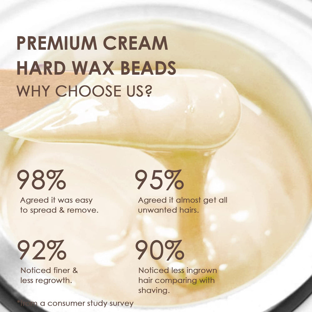 Maxpearl wax beads at-home-setup for quick spa-like waxing.