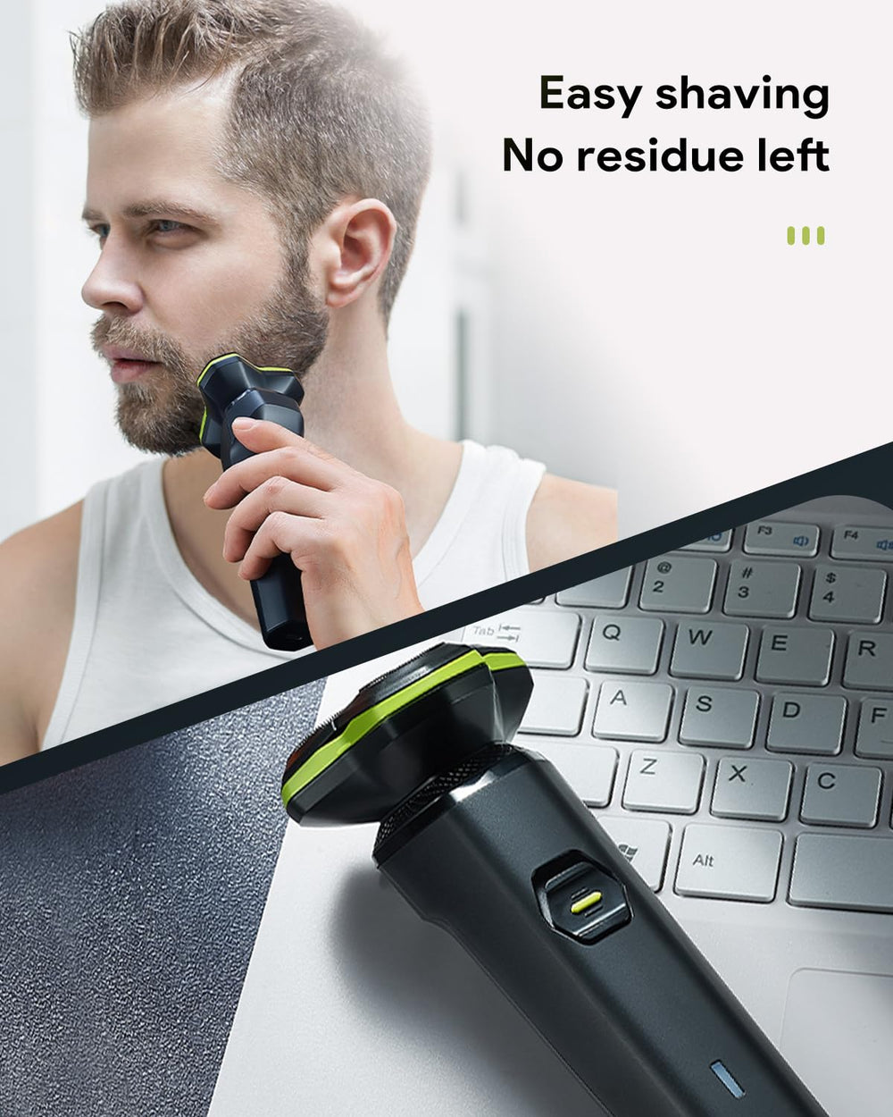 MAXWISDOM razor lightweight and portable for on-the-go grooming anywhere you are.