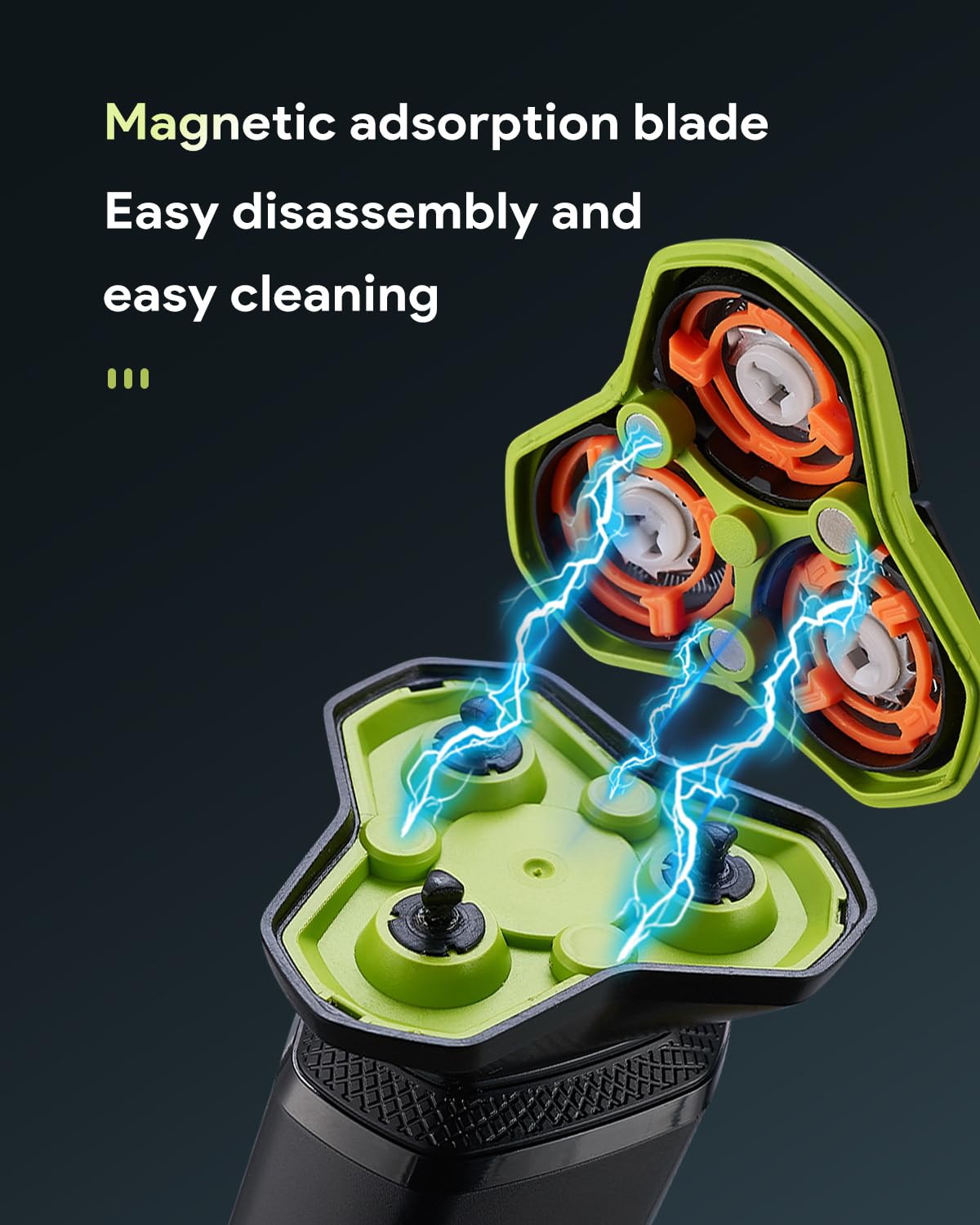 MAXWISDOM electric razor delivers a smooth shave along facial contours for everyday confidence.