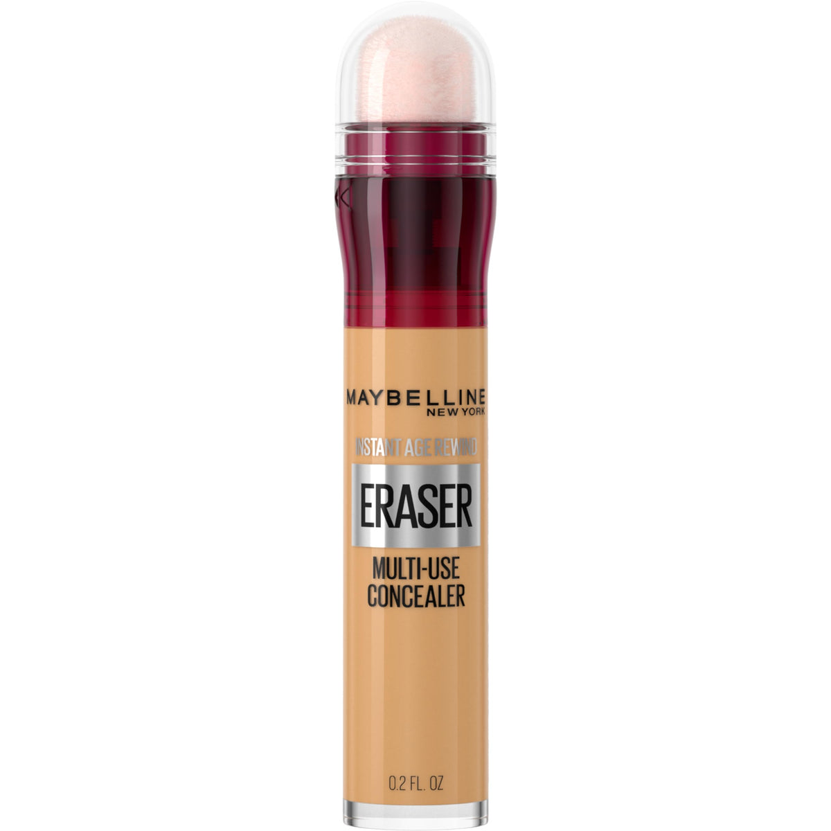 Maybelline Instant Age Rewind concealer bottle close-up for under-eye coverage