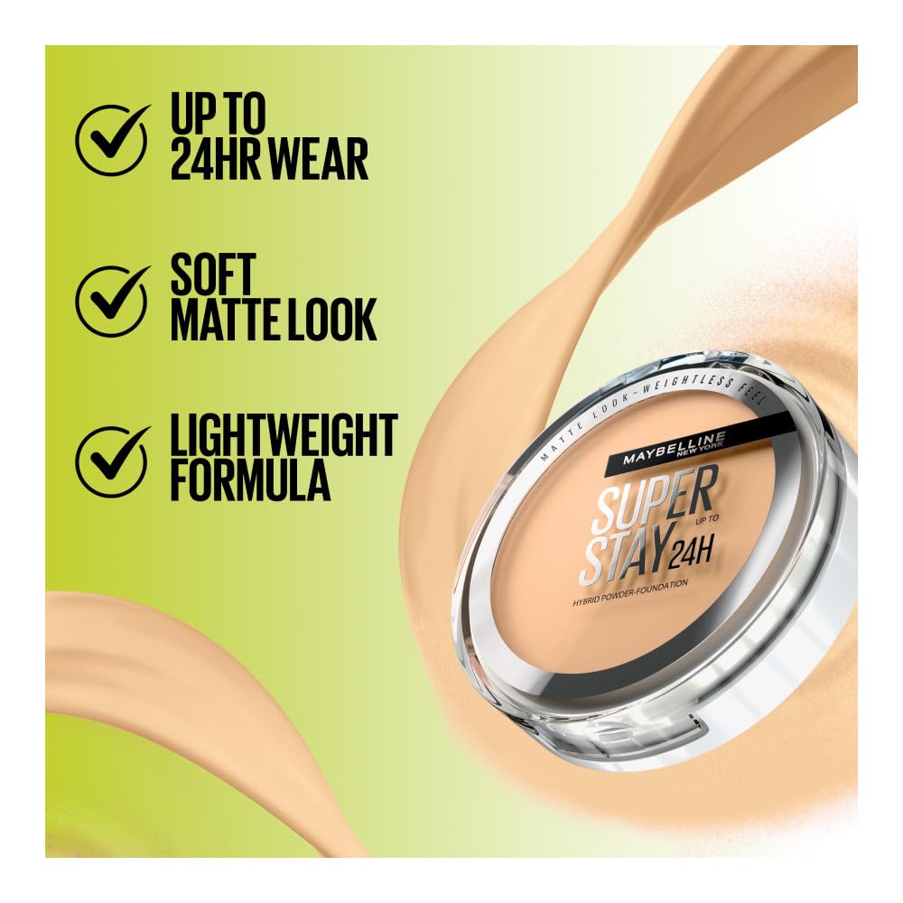Aplicación con un solo toque de Maybelline para cobertura rápida y uniforme.