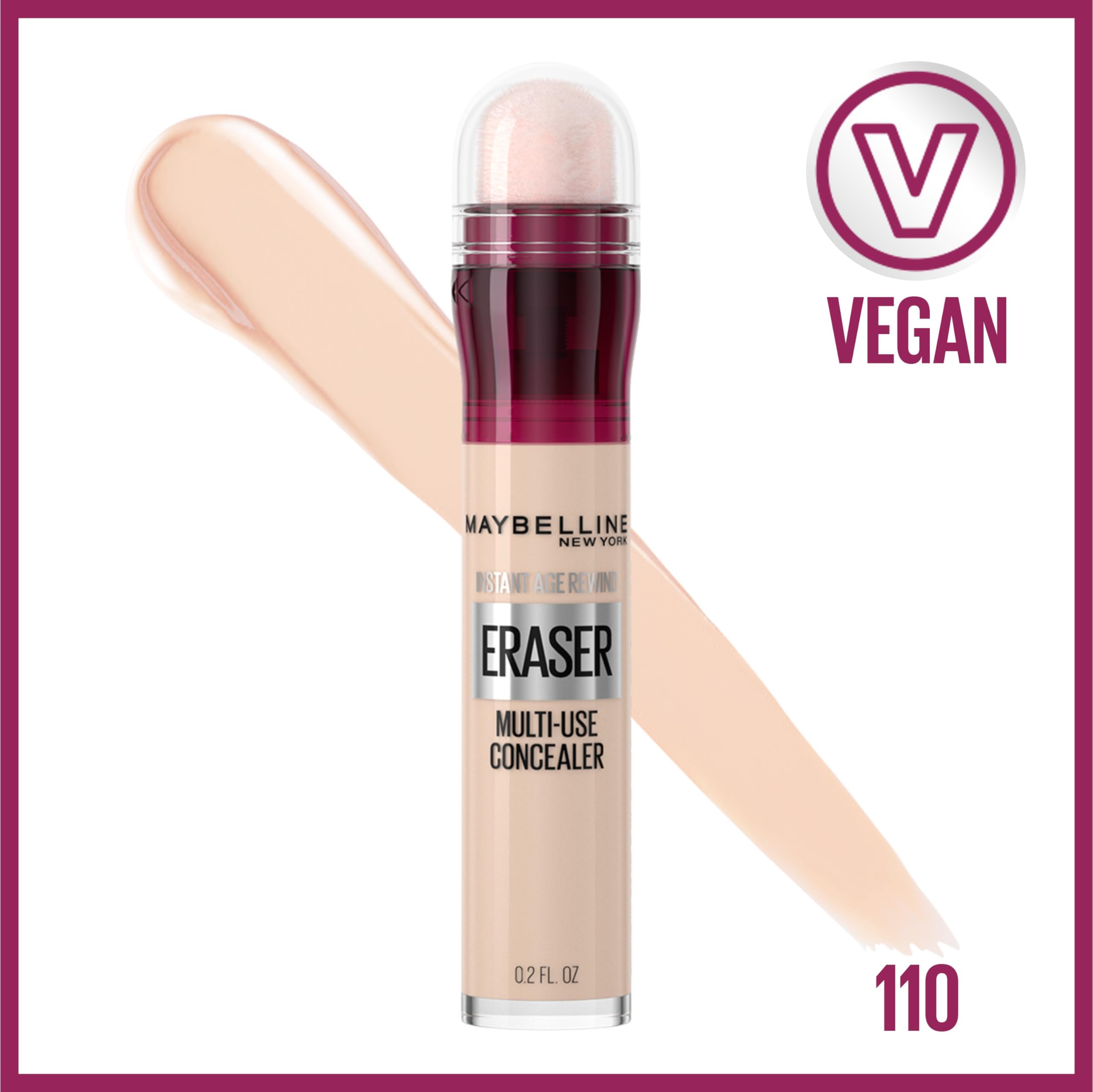 Maybelline Borrador Instantáneo de Ojeras: aplicador esponja para una aplicación suave