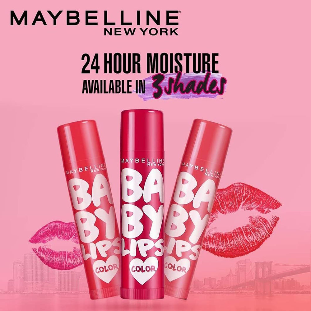 Protección SPF 11 y hidratación para labios con Maybelline Baby Lips Cherry Kiss.