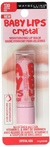 Crystal Kiss close-up showing shimmer particles for a luminous lip look.