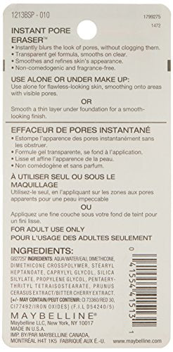 Maybelline Baby Skin Primer difuminando poros de forma visible en la piel
