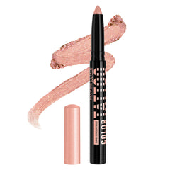 MAYBELLINE Color Tattoo Stix Brillo rosa-oro: sombra cremosa de larga duración para el párpado.