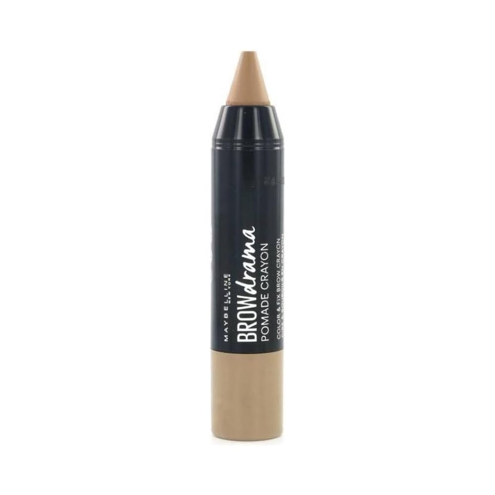 Maybelline Brow Drama Crayon: cejas definidas con color Rubio Oscuro para retoques rápidos