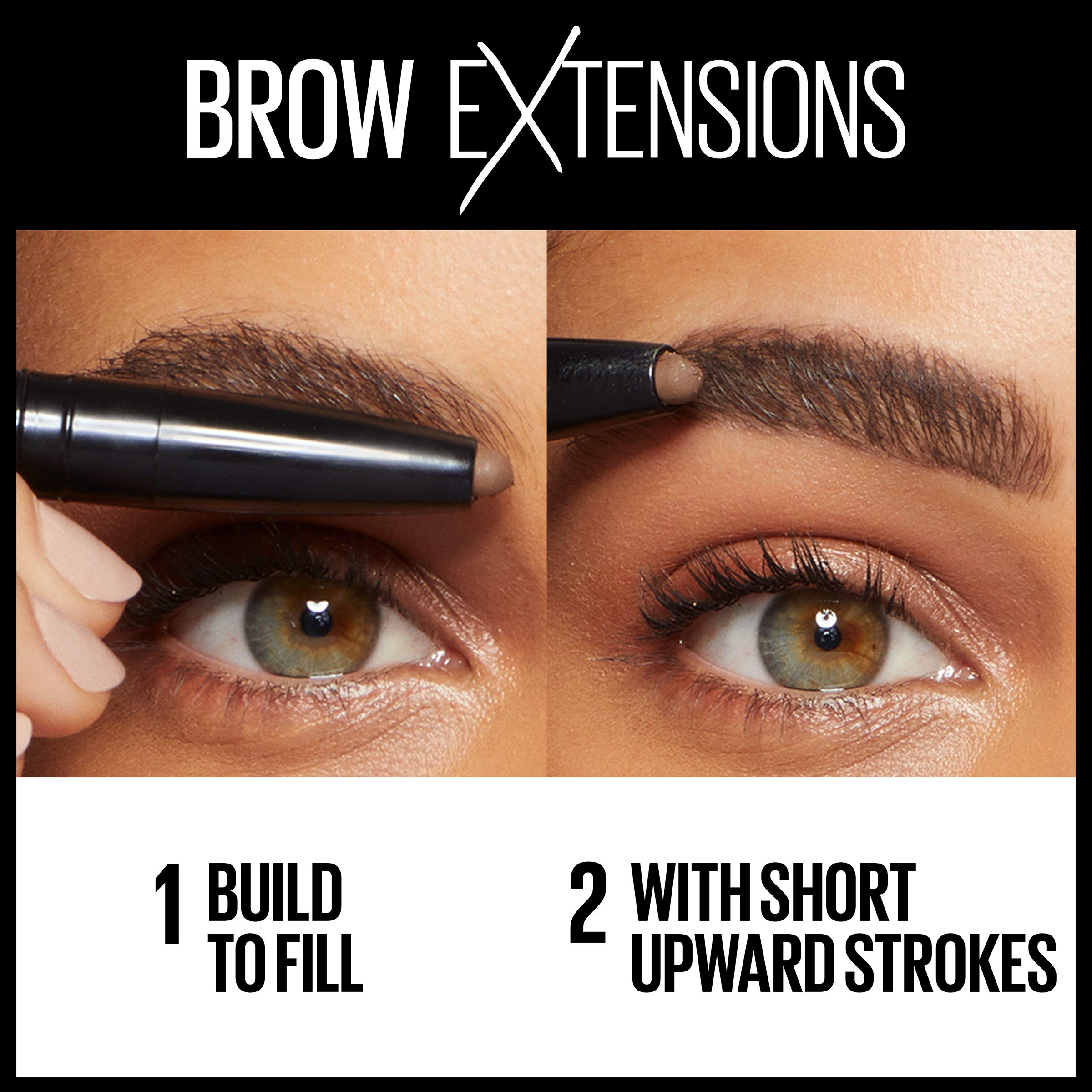 Acabado mate natural y aplicación sin desorden en Maybelline Brow Extensions