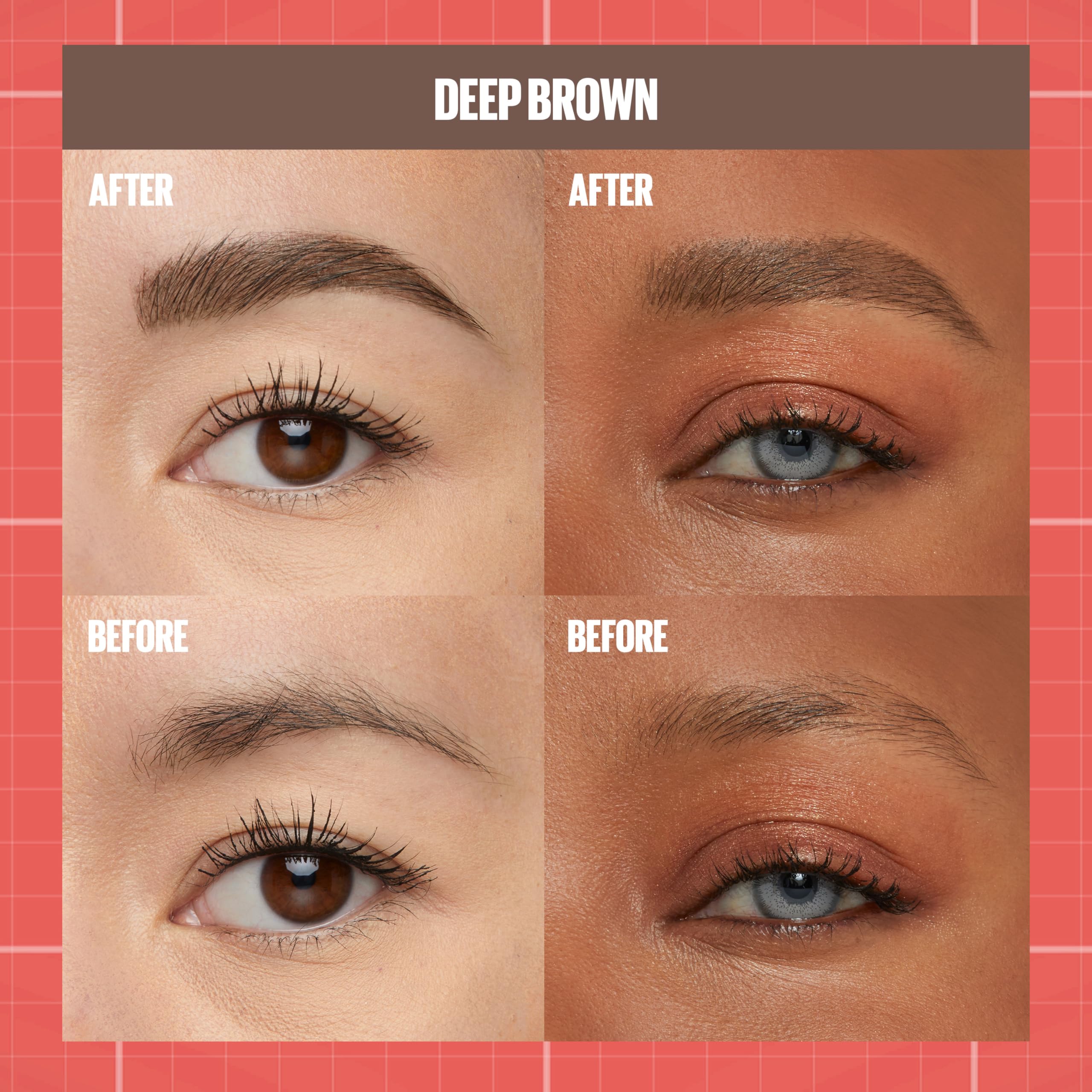 Maybelline Build-A-Brow resistente al sudor para días activos.