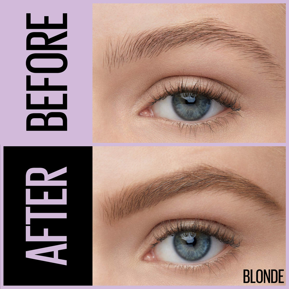 Maybelline cejas llenas con aspecto natural para uso diario.