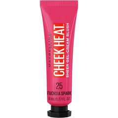 Maybelline Cheek Heat gel-cream blush swatch for natural dewy flush