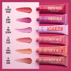 Swatch of Nude Burn shade on skin demonstrating buildable color.