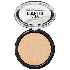 Maybelline bronceador en polvo urbano, contorno suave para definir pómulos naturalmente.