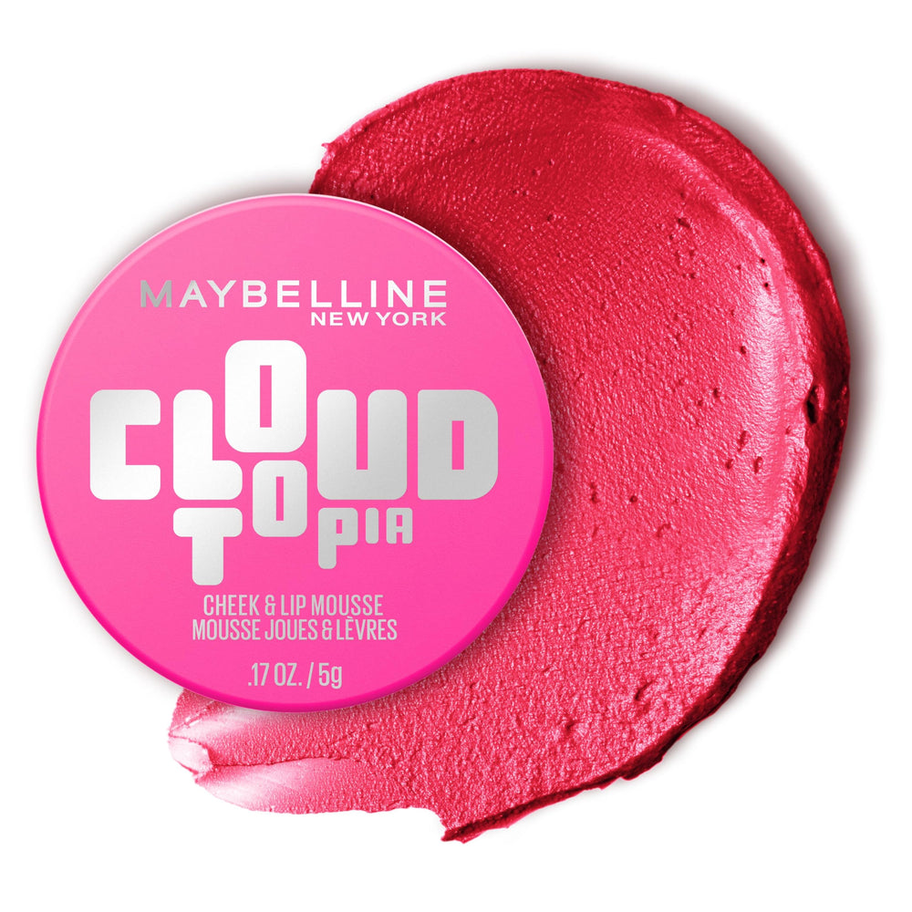 Maybelline Cloudtopia Mousse muestra textura nube suave para color natural en mejillas