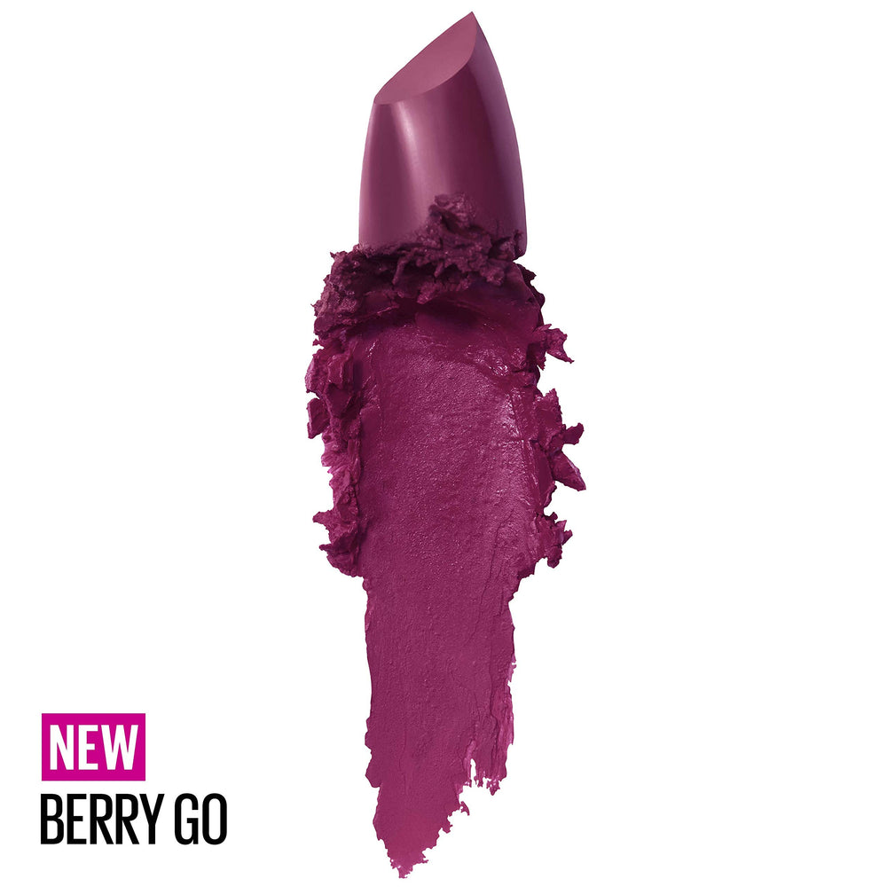 Maybelline Color Sensational creamy formula with Shea Butter for lasting comfort.
