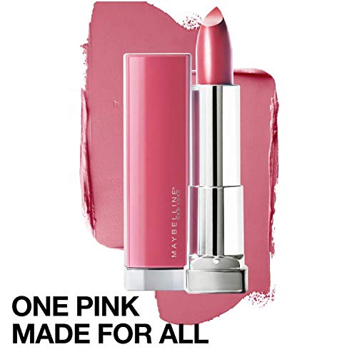 Maybelline Color Sensational Made for All Nude Pink close-up highlighting smooth finish.