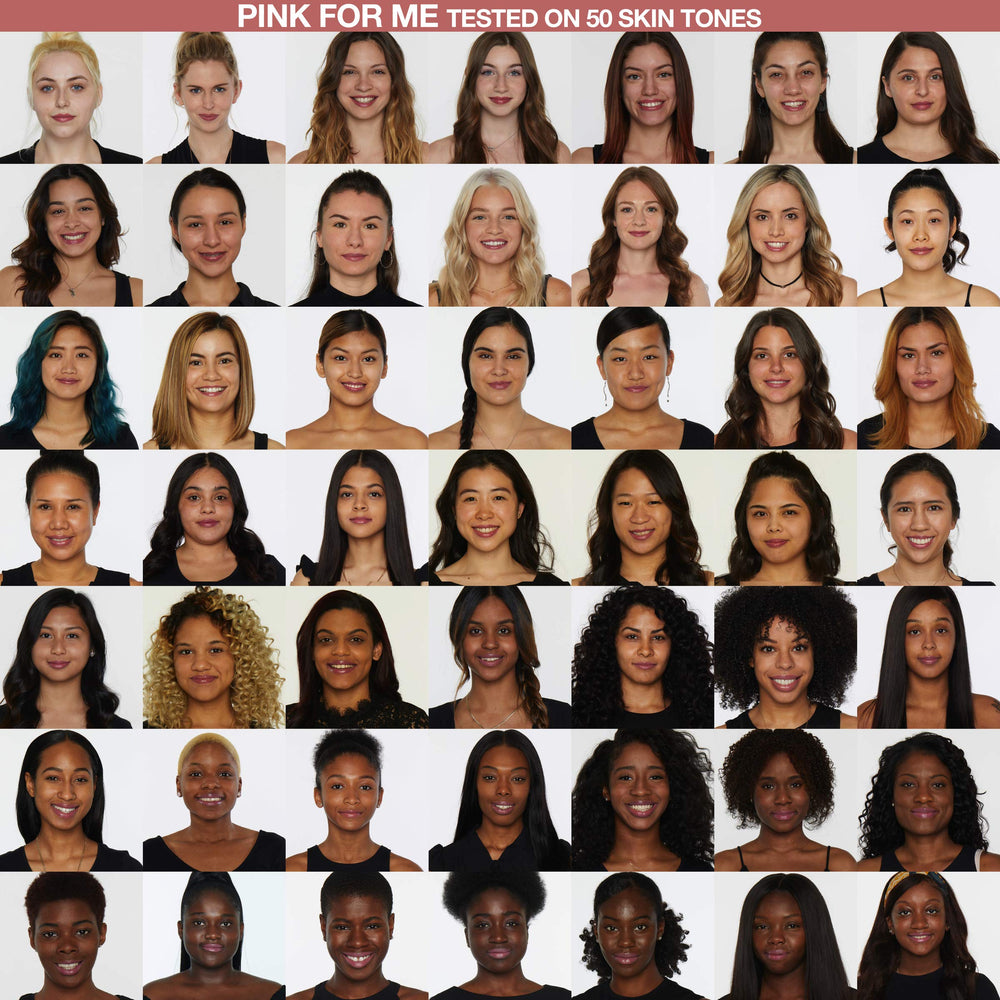 Maybelline Color Sensational Made for All universal shade range on diverse skin tones.