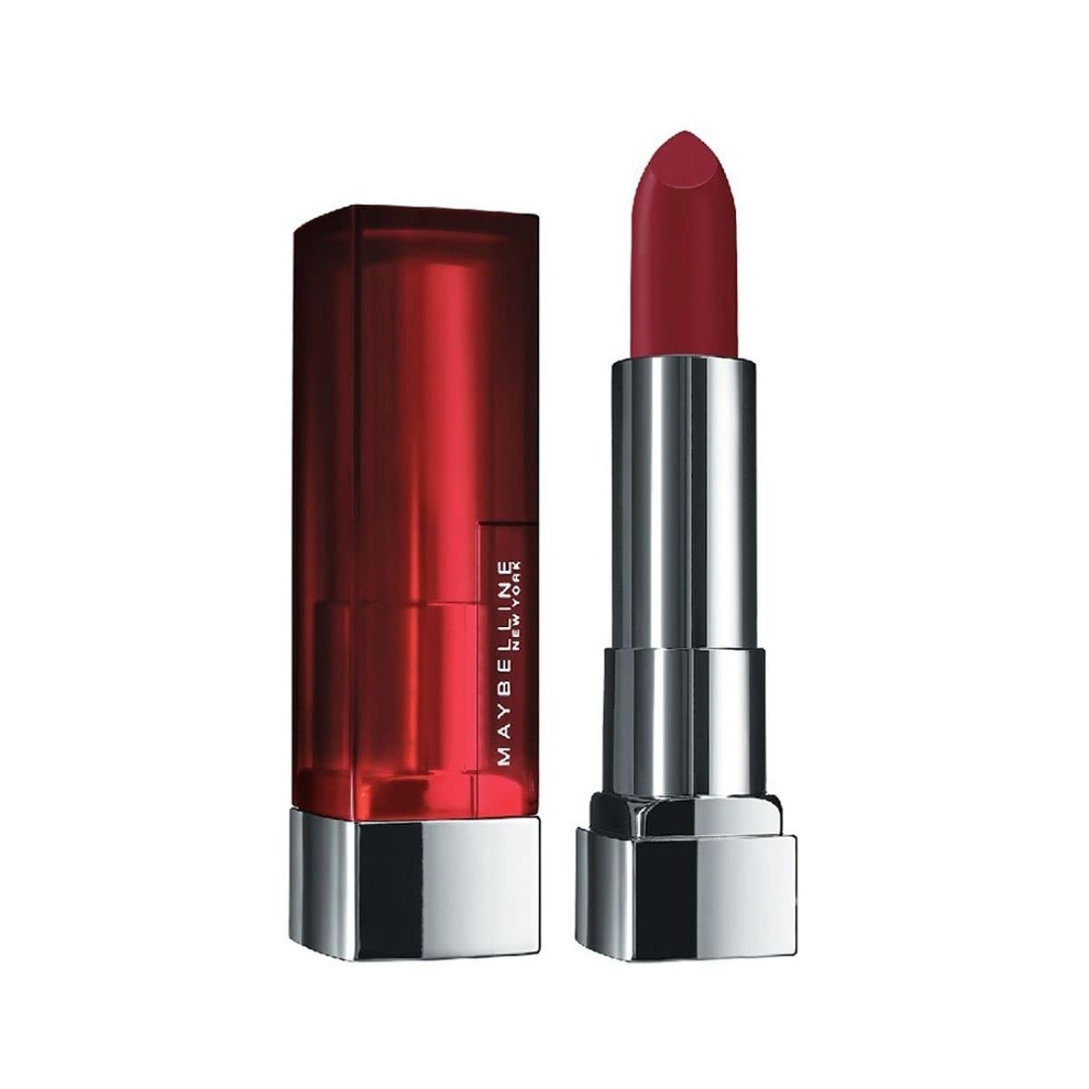 Maybelline Color Sensational matte lipstick packaging for on the go touch ups
