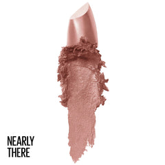 Maybelline Color Sensational Nearly There swatches on arm showing rich pigment and moisturizing feel