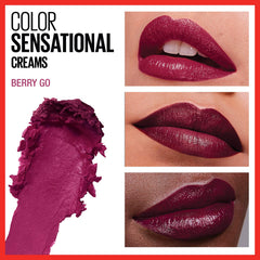 Maybelline Color Sensational nude shades display for versatile everyday looks.