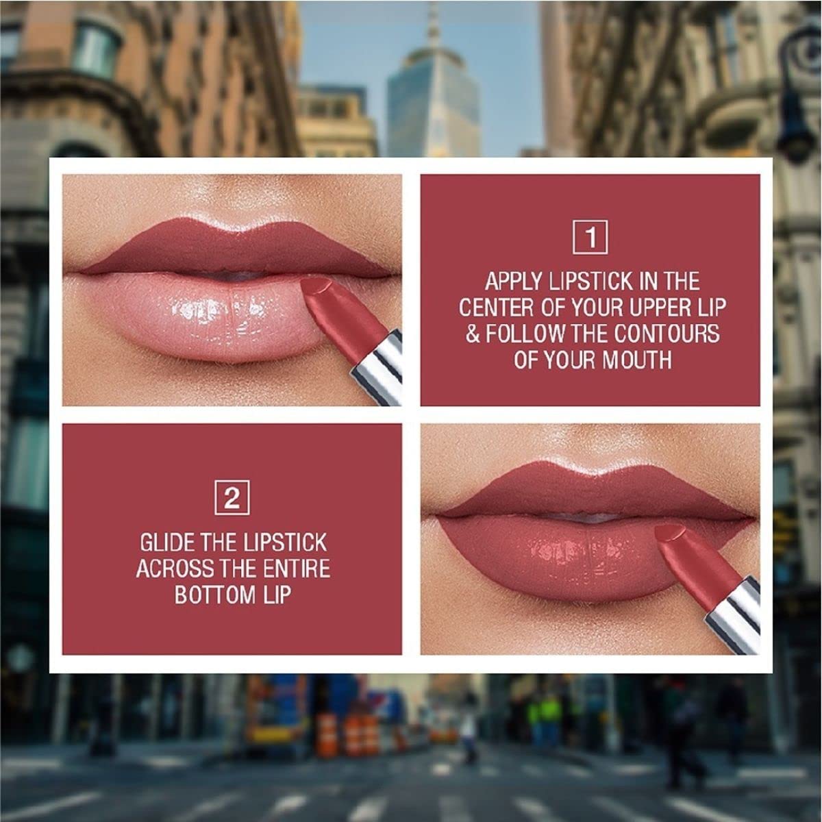 Maybelline Color Sensational shade collection display offers versatile options.