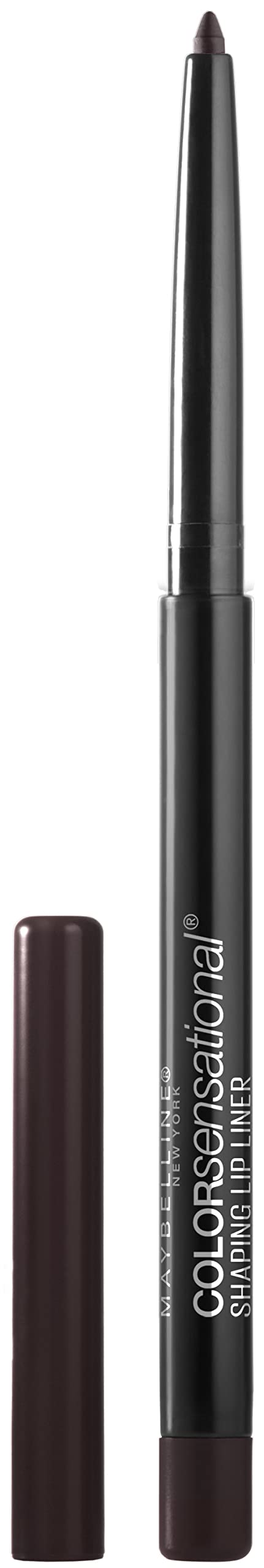 Maybelline Color Sensational Shaping Lip Liner in Rich Chocolate defines lips precisely.