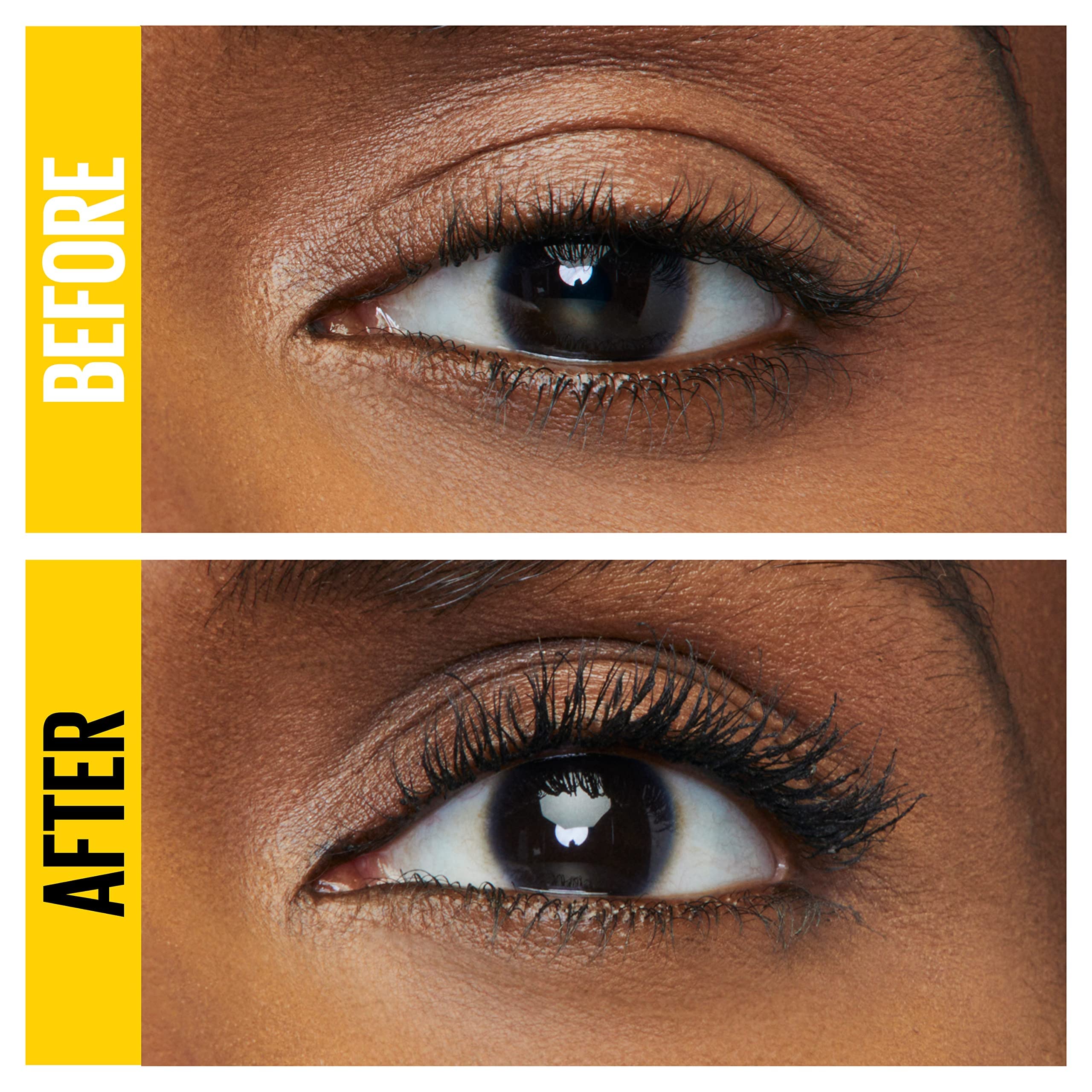 Maybelline Colossal Curl Bounce brush separates lashes for defined, clump-free look