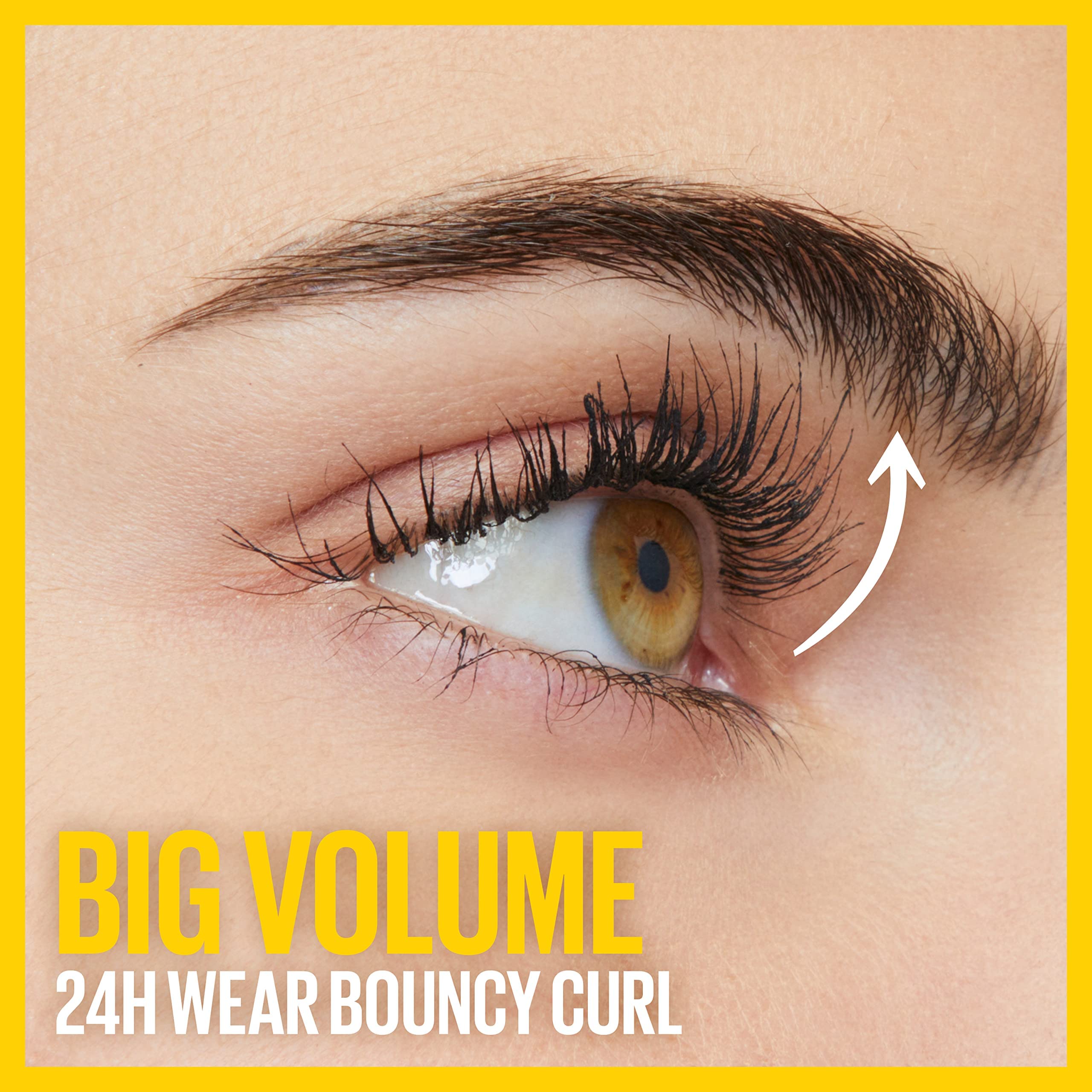 Maybelline Colossal Curl Bounce finish looks smooth with no clumps