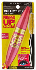 Maybelline Colossal Mascara muestra volumen 16x en pestañas.