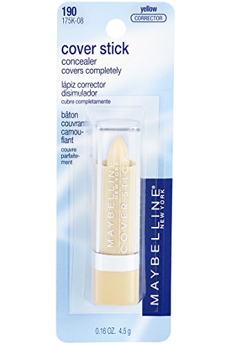 Maybelline Cover Stick Corrector blemish concealer hides imperfections with easy blending.