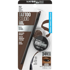 Delineador gel MAYBELLINE tono marrón 952 para una mirada definida todo el día.