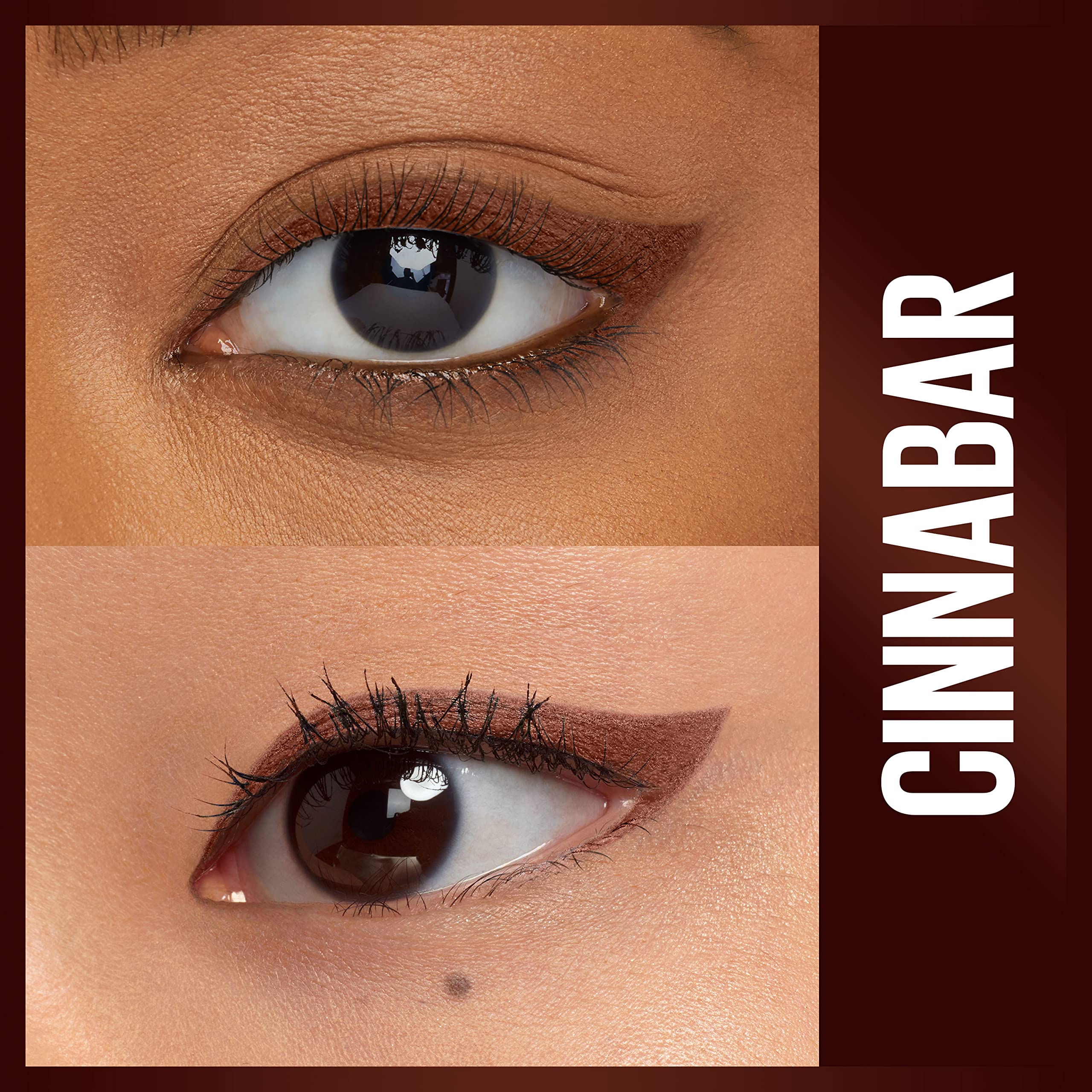 MAYBELLINE delineador imparable tono Cinnabar color intenso que perdura