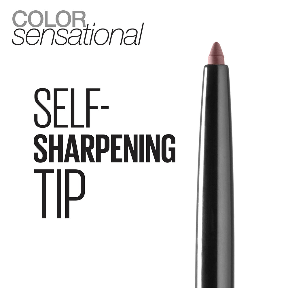 Maybelline Color Sensational delineador labial Brick Red para borde definido y duradero.