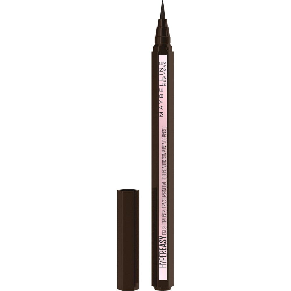 Delineador líquido MAYBELLINE trazo preciso negro carbón para líneas definidas.