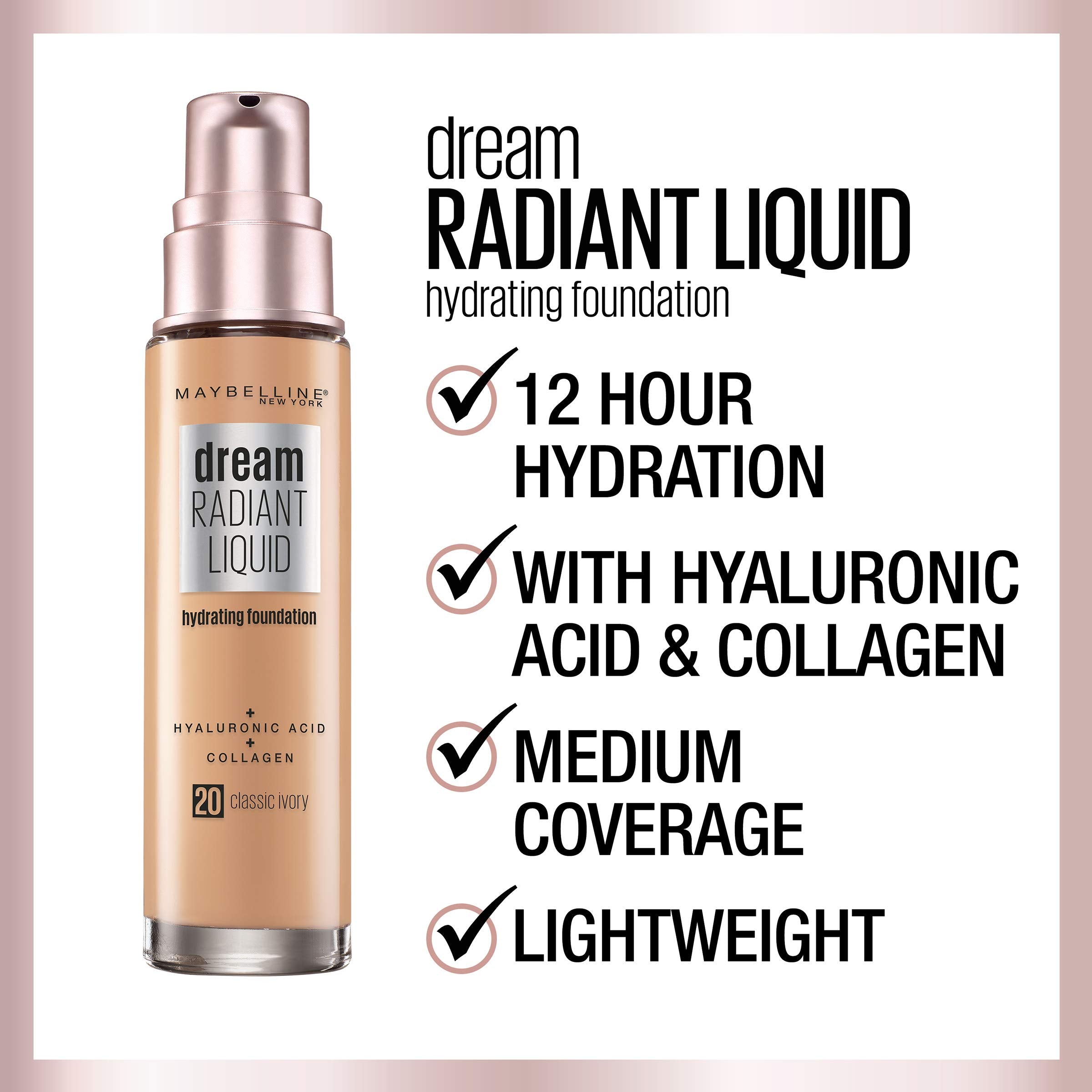 Maybelline Dream Radiant tono Cocoa se adapta a la piel para tono uniforme