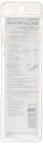 Maybelline Expert Tools Brush 'n Comb in use for quick brow grooming and lash separation