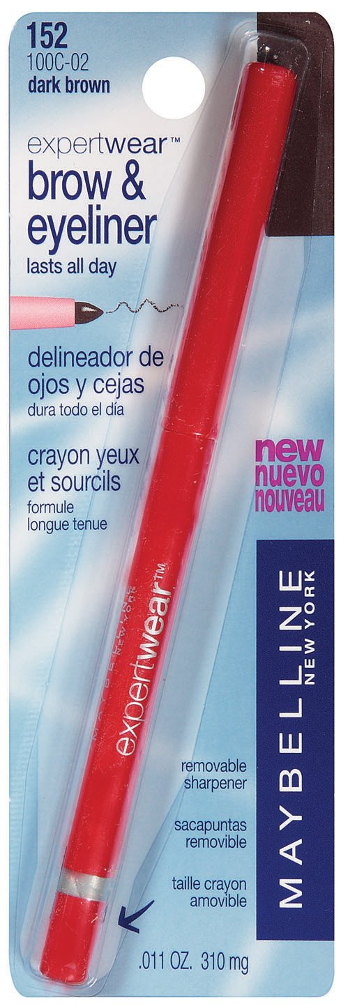 Maybelline Expert Wear: definición de cejas y delineador para uso diario.