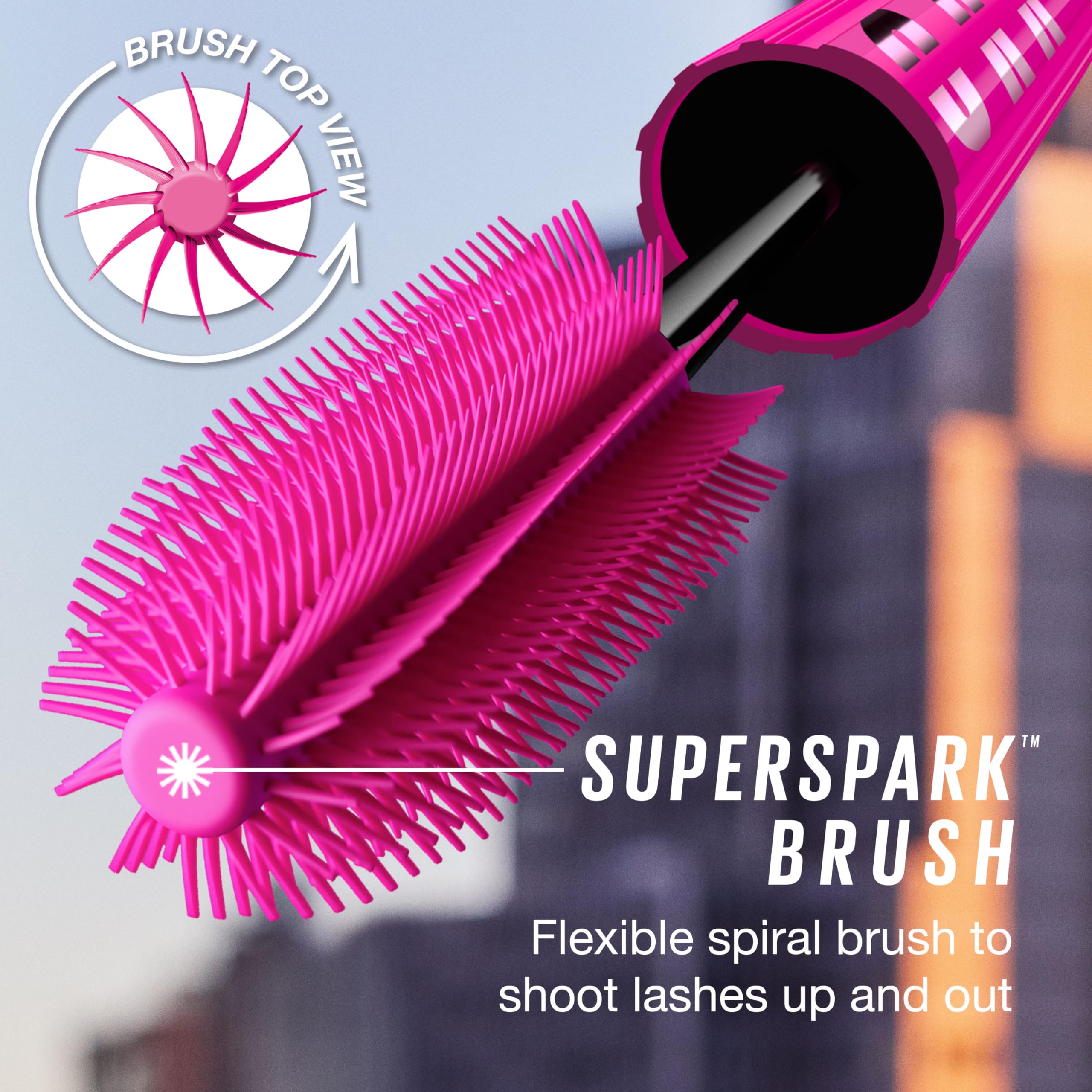 Maybelline Explosión de Pestañas: duración de hasta 24 horas sin grumos.