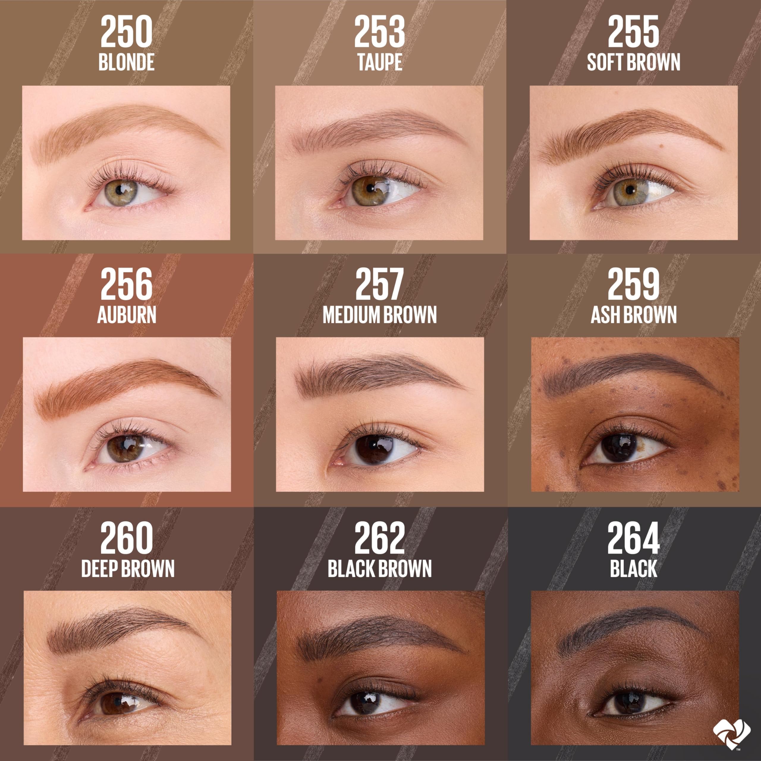 Maybelline Express Brow Ultra Slim: disponible en nueve tonos para combinar con tu ceja.