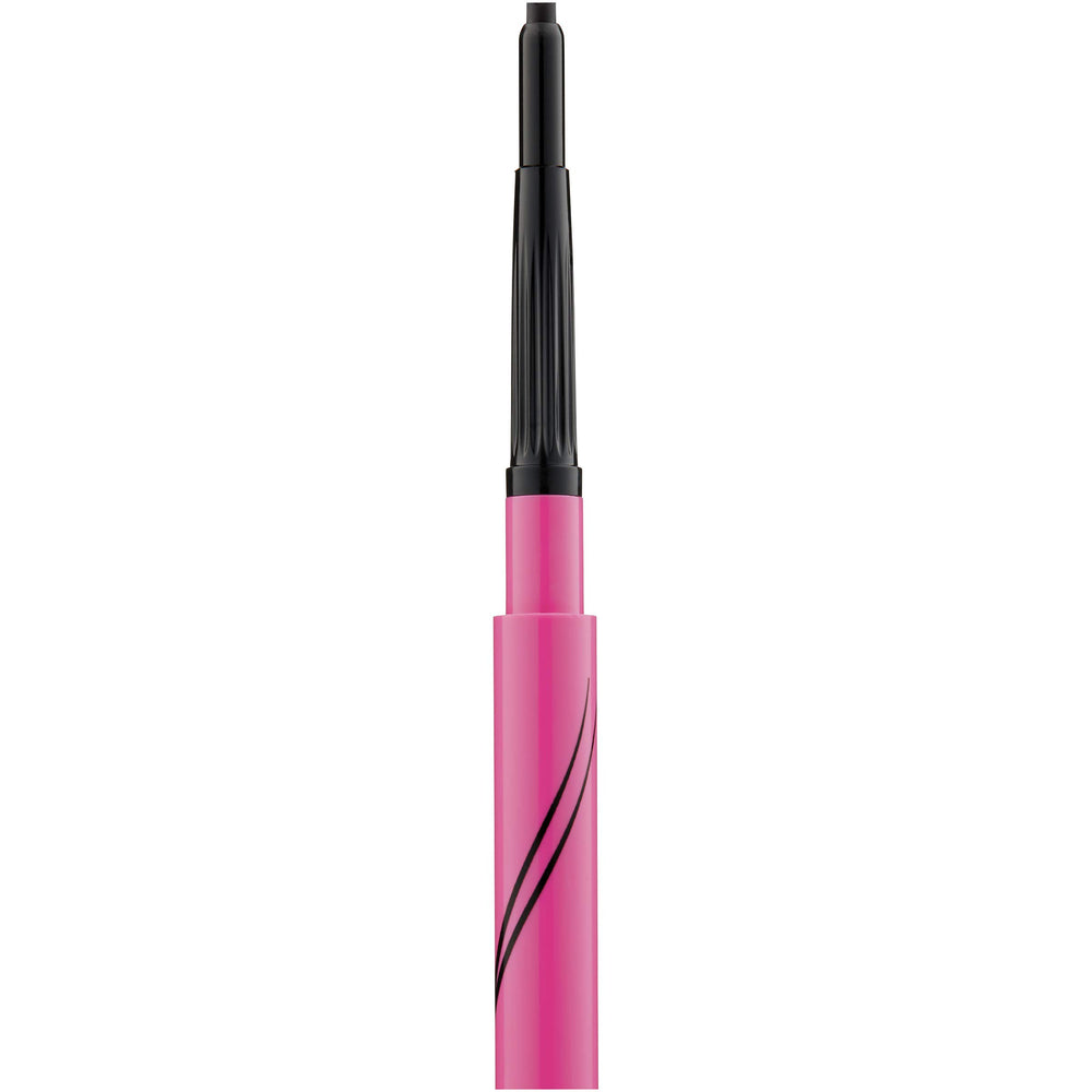 Maybelline eye makeup remover-friendly finish shown with the eyeliner.