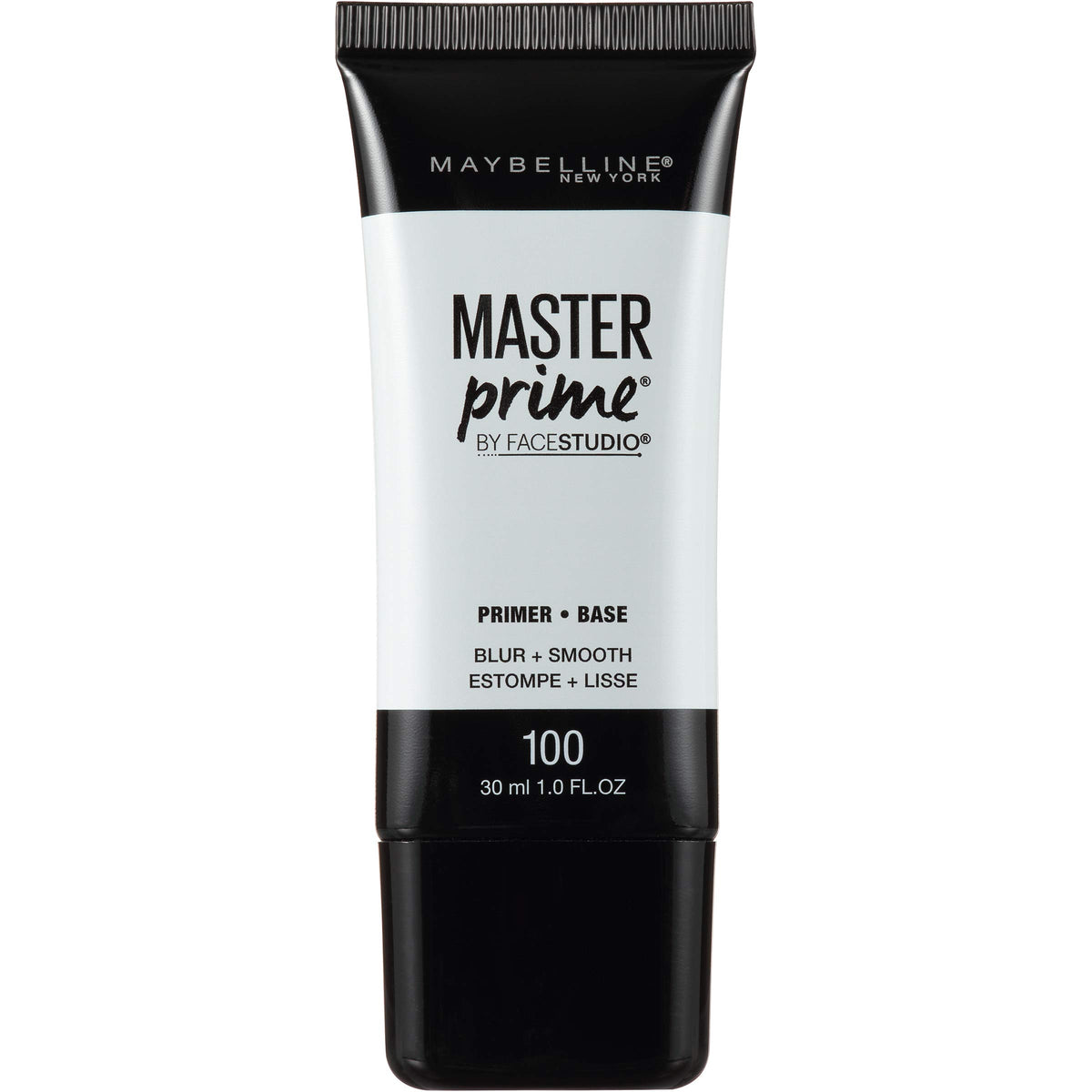 Maybelline Face Studio Master Prime, botella-difuminadora: prepara la piel para un difuminado uniforme.