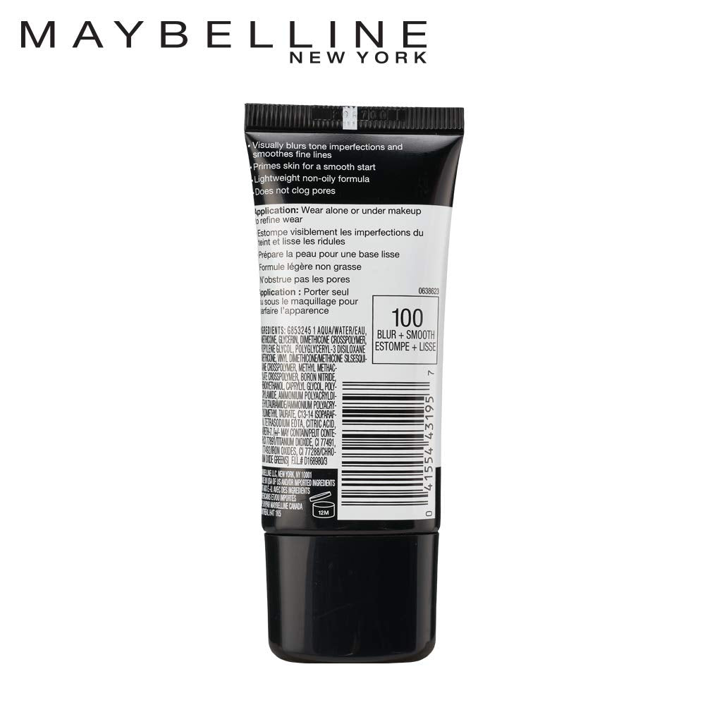 Maybelline Face Studio Master Prime, efecto-iluminador: acabado luminoso y uniforme para cualquier ocasión.