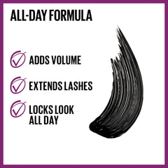 Maybelline Falsies cepillo doble curvado: levanta pestañas desde la raíz.