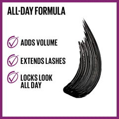 Tubo de MAYBELLINE Falsies Lash Lift con fibras para volumen y longitud