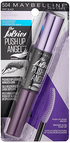 Rímel Maybelline Falsies Push Up Angel revela alargamiento visible desde la raíz.