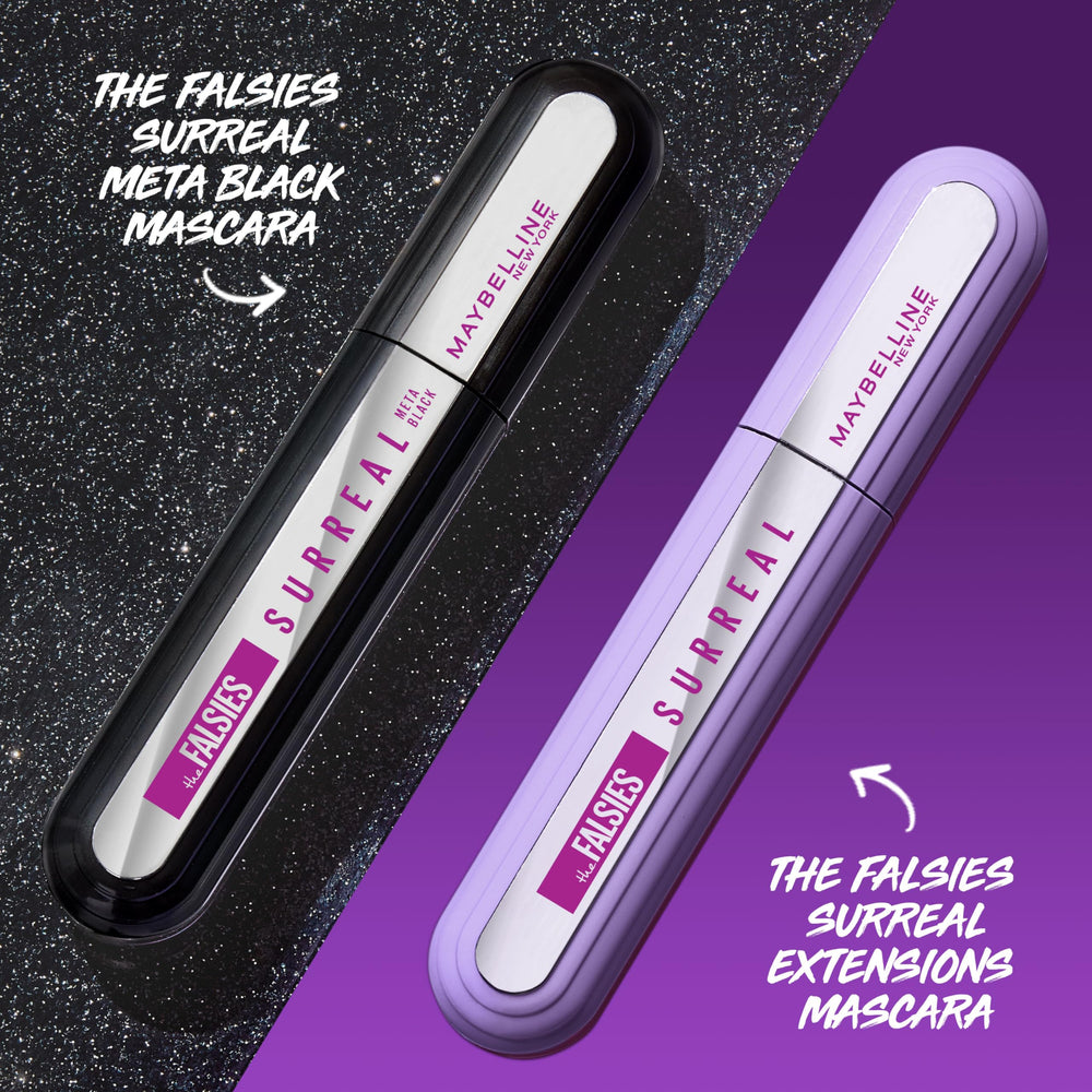 MAYBELLINE The Falsies Surreal Extensions resistente a manchas y transferencia para un acabado limpio.