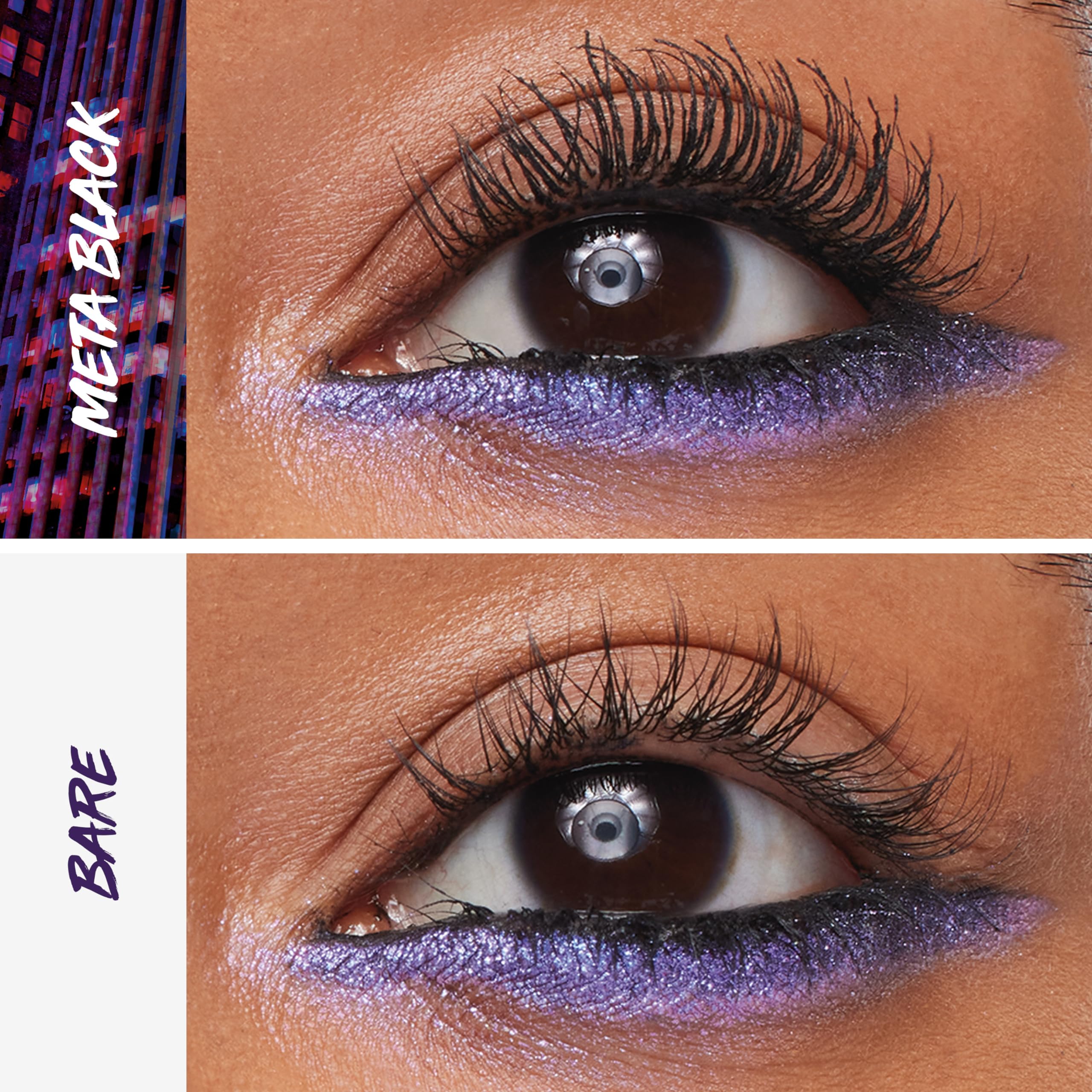 MAYBELLINE The Falsies Surreal Extensions aporta volumen 10x para pestañas llamativas.