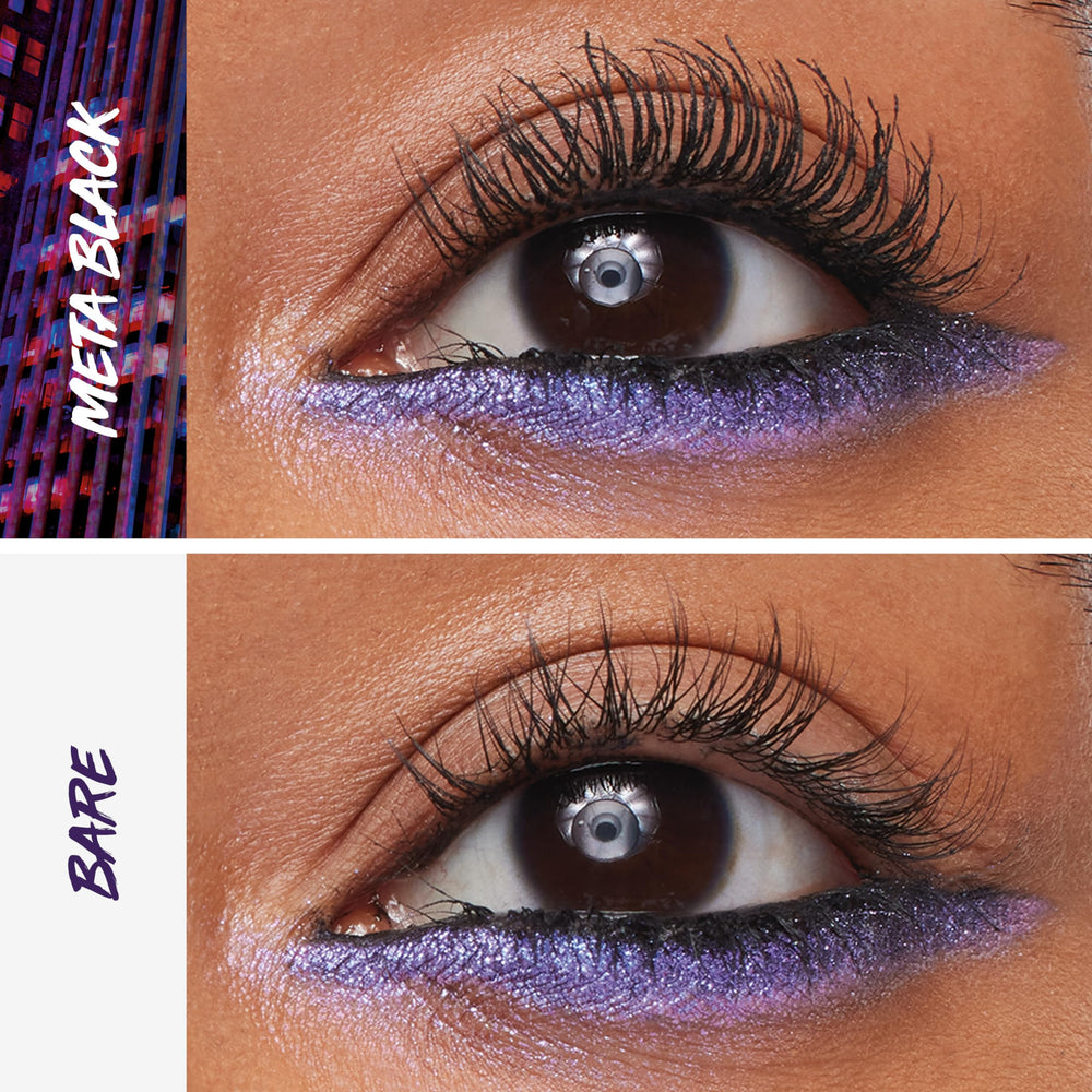 MAYBELLINE The Falsies Surreal Extensions aporta volumen 10x para pestañas llamativas.