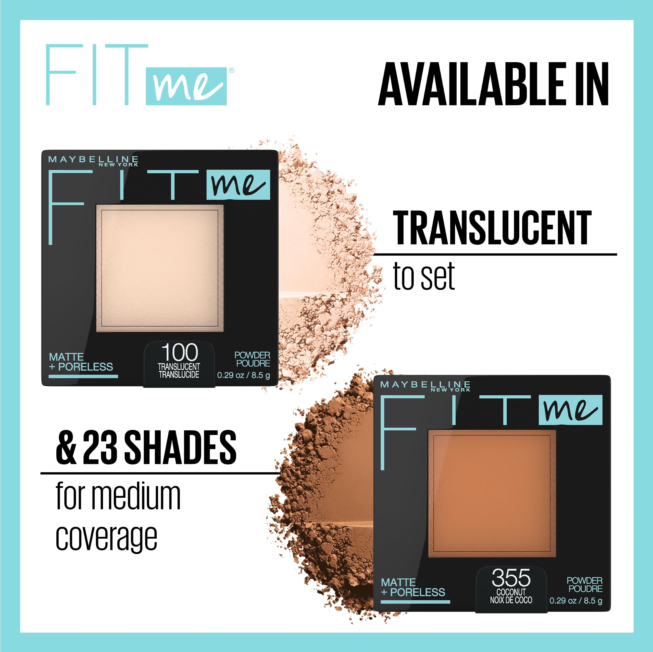 Maybelline Fit Me aplicación suave con esponja para acabado natural