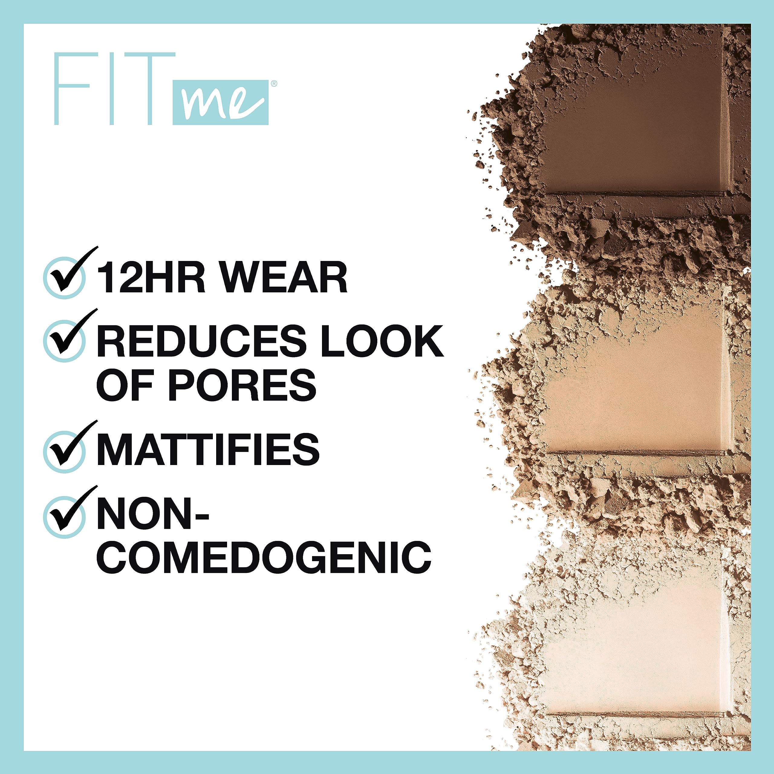 Aplicador incluido para una aplicación uniforme de Maybelline Fit Me.